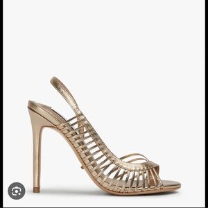 TONY BIANCO Klass Amber Nappa Metallic Heels